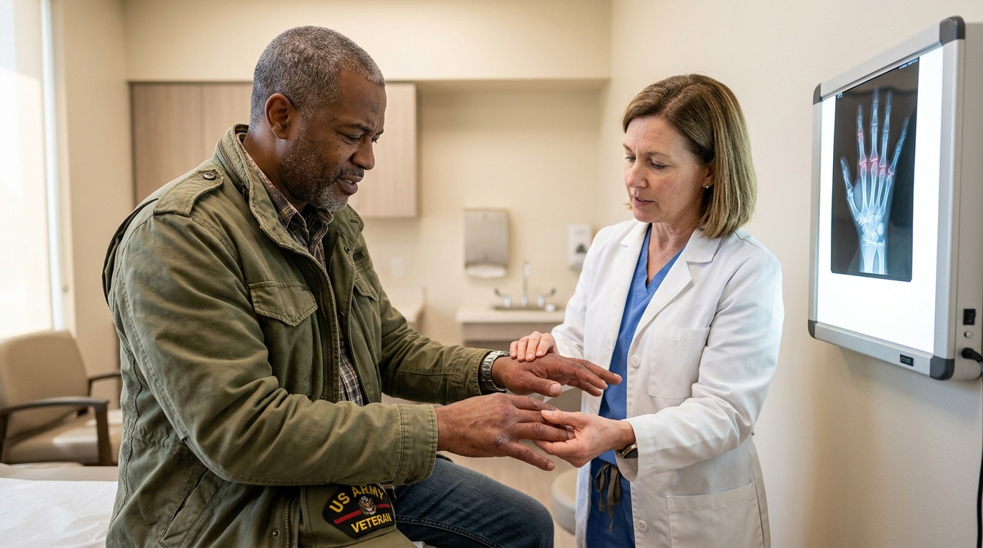 Cover image for the article: VA Disability Benefits for Arthritis: Ratings, Claims, and How to Maximize Your Rating