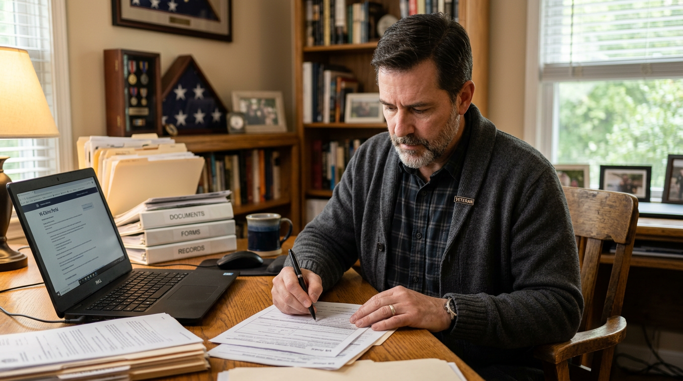 Cover image for the article: How to File Your First VA Disability Claim: A Step-by-Step Guide for Veterans